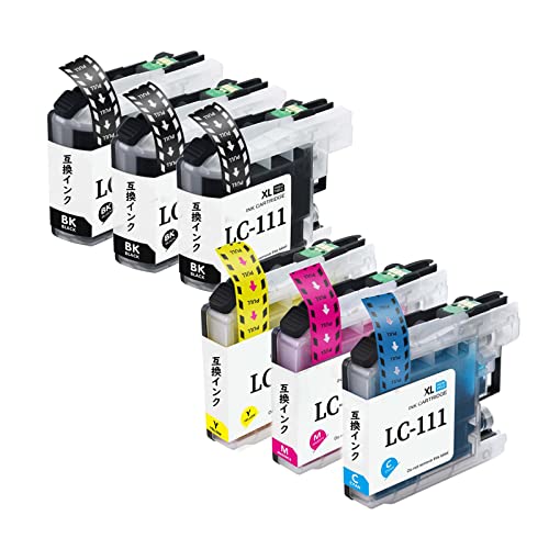 Amazon.co.jp: ブラザー(Brother)用互換インクカートリッジLC111 B-111
